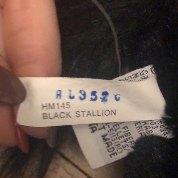 Ganz Black Stallion Horse Plush Webkinz No Code Pony Stuffed Animal - Picture 10 of 10